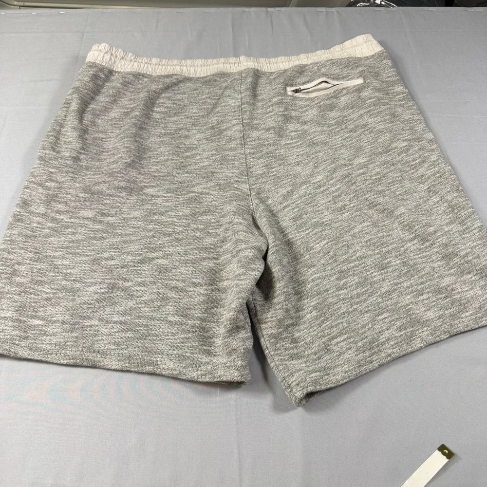 Mossimo Supply Co Mens Grey Marl Knit Shorts XL Drawstring Pockets Relaxed Fit